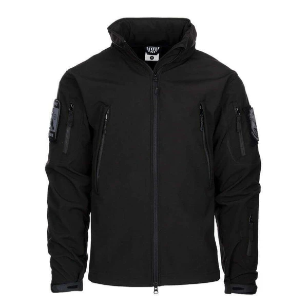 Softshell jack tactical. Diverse kleuren - XXXL, Zwart