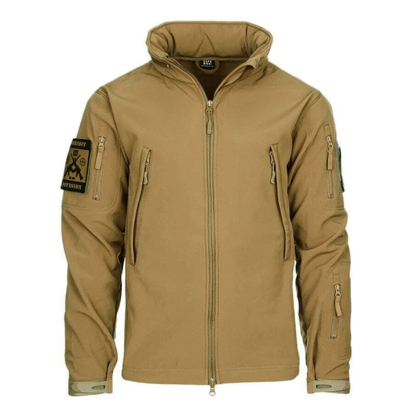 Softshell jack tactical. Diverse kleuren - XXL, Khaki