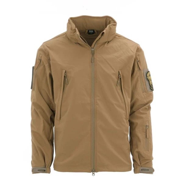 Soft shell jack tactical summer version. Diverse kleuren - S, Khaki