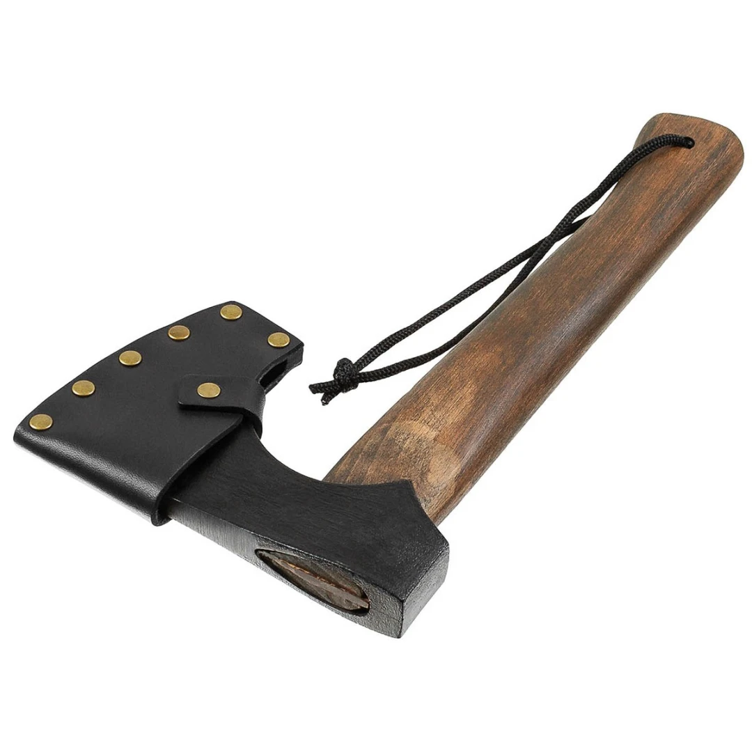 Compacte houten bijl - Gehard staal - 39,5 cm - Afbeelding 5