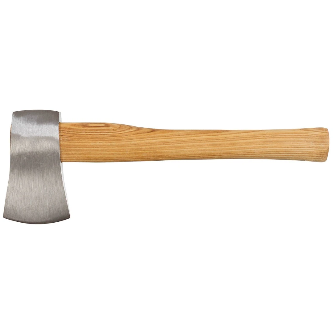 Compacte houten bijl - Gehard staal - 39,5 cm