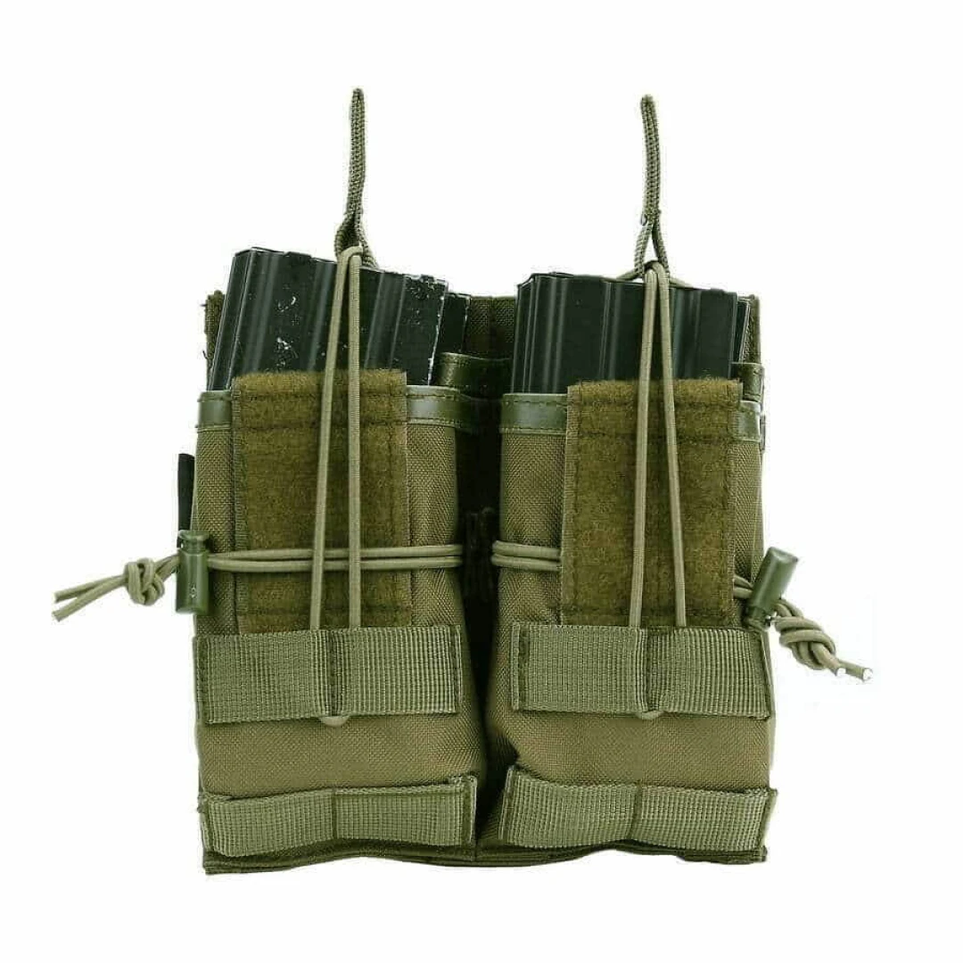 Munitie tas Airsoft dubbel magazijn - Diverse kleuren
