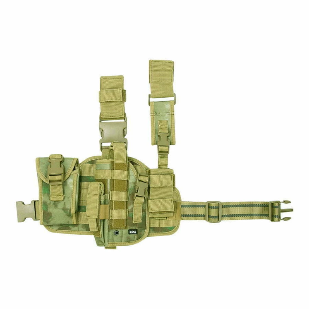 Molle leg holster links. Diverse kleuren
