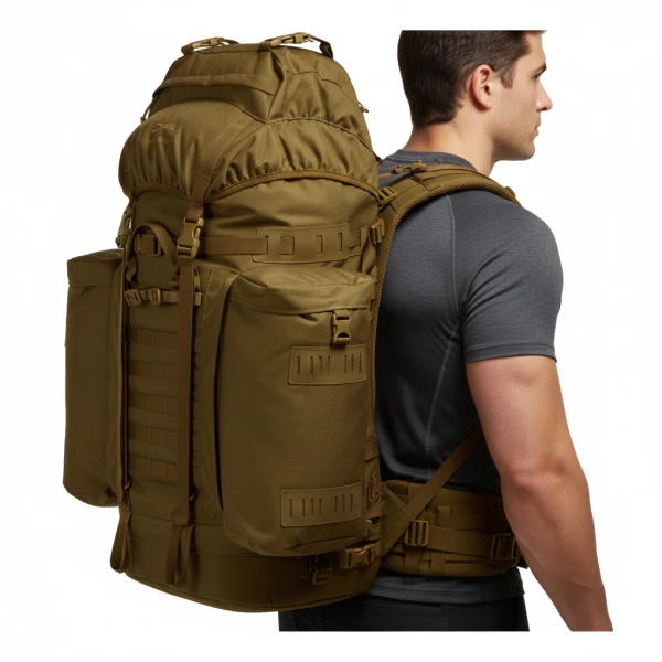 Berghaus Cedar 100L MMPS Rugzak - Cyclops II Dragsysteem - Grote Backpack Rugzak - Bruin, 170-183cm