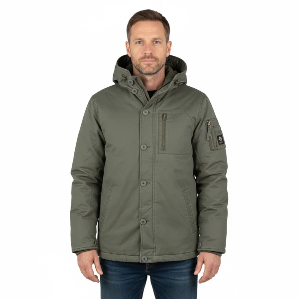 Parka jas heren - Commander Army Winterjas | Fostex Garments