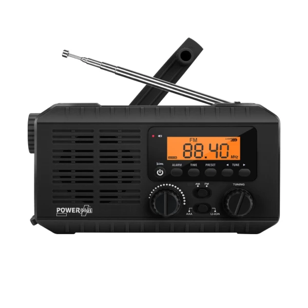 POWERplus Ox Noodradio – AM/FM, Powerbank 2600 mAh, Zaklamp & SOS