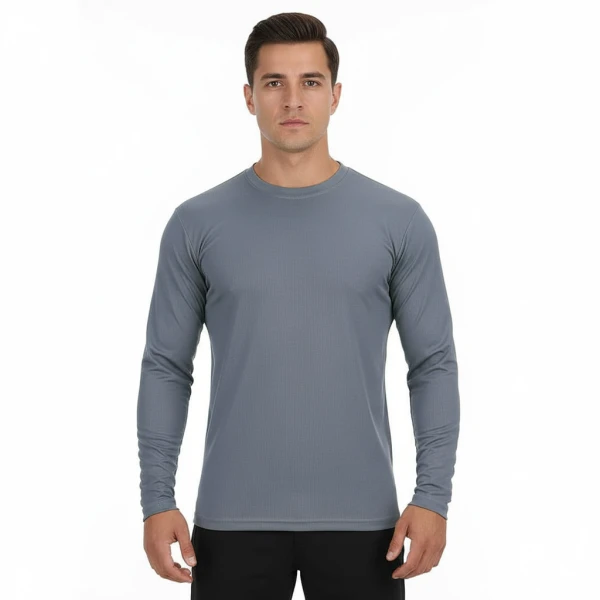 Long sleeve tactical quick dry grijs