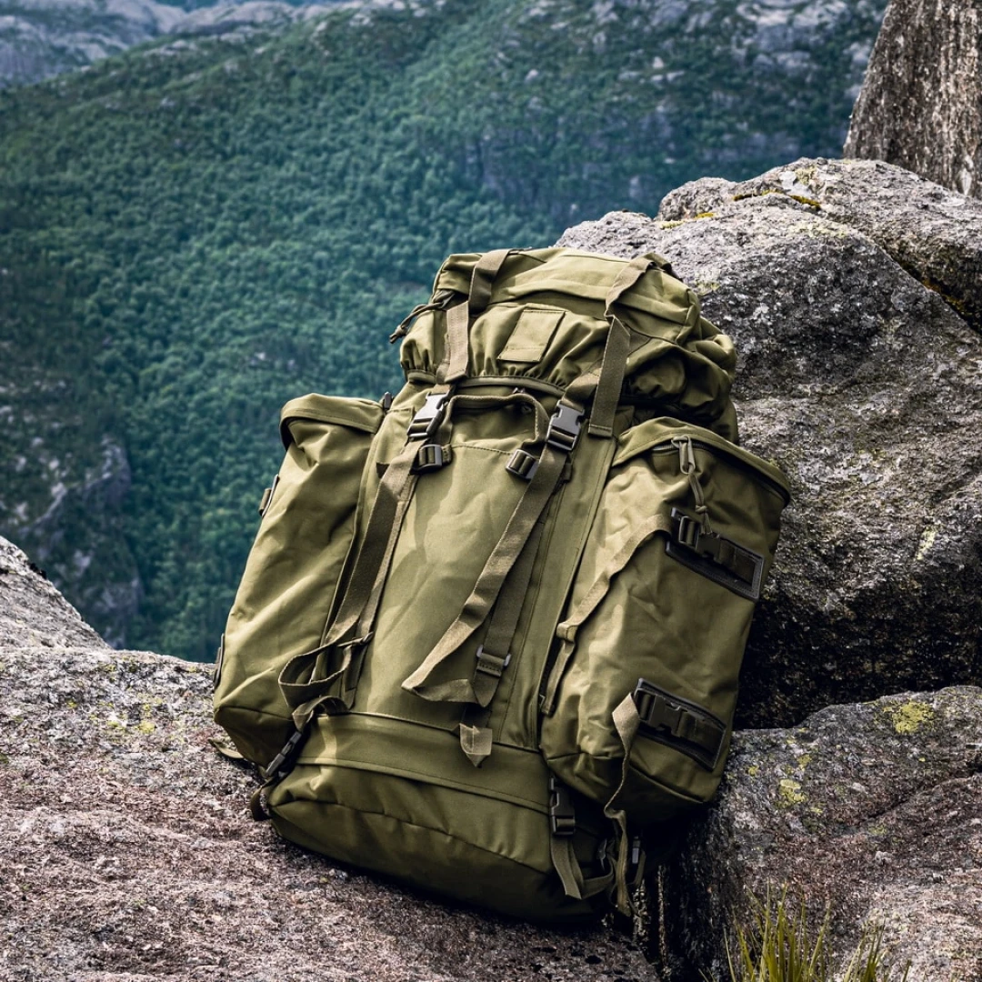 Commando Rugzak 70 liter + 2 x 8 liter zijvakken - Grote Backpack Rugzak - Afbeelding 2