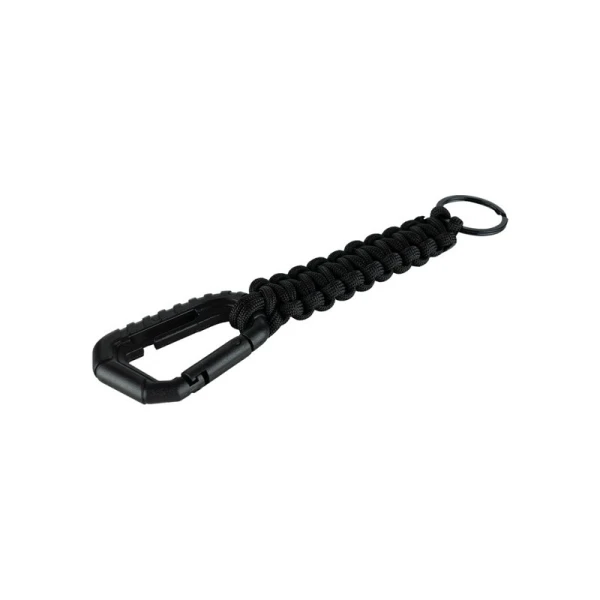 Tactical paracord sleutelhanger - Zwart