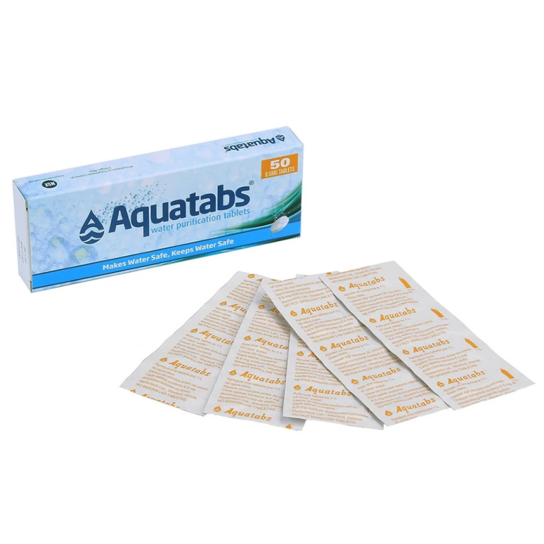 Aquatabs waterzuiveringstabletten (1 x 50 stuks) BCB