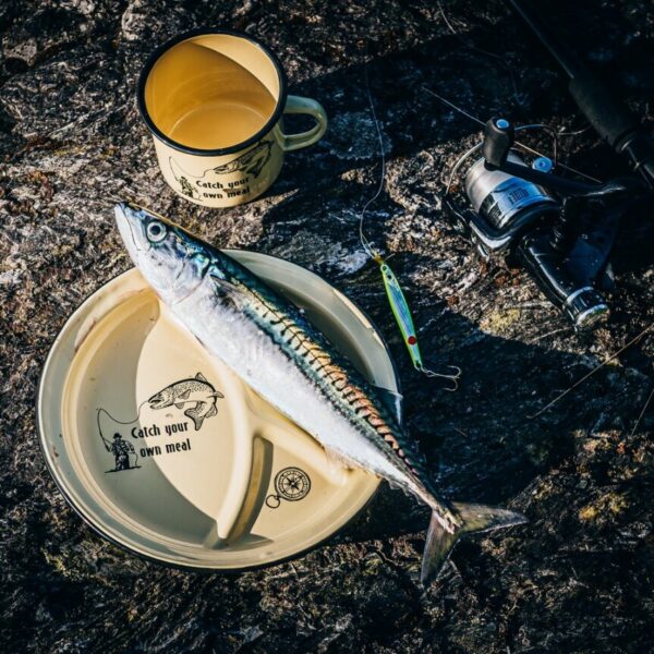 Emaille bord Catch Your Own Meal - Vang je eigen maaltijd! - Afbeelding 3