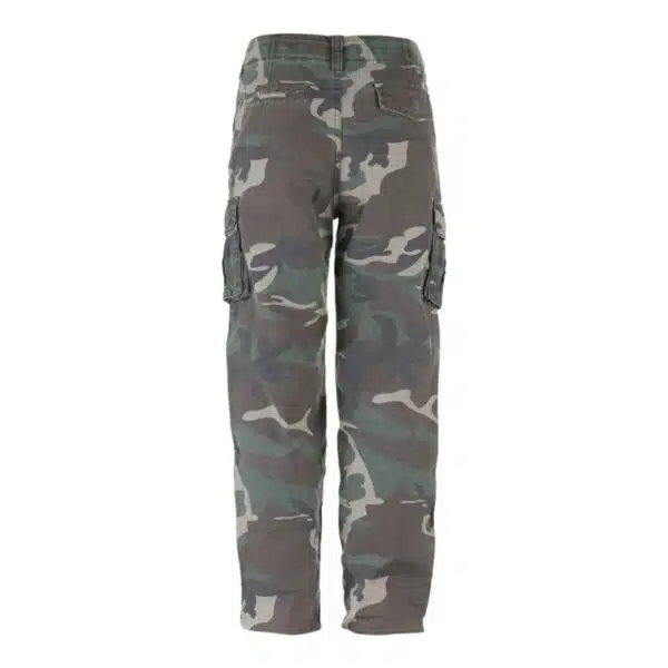 Kinder cargo broek Stonewashed - Woodland