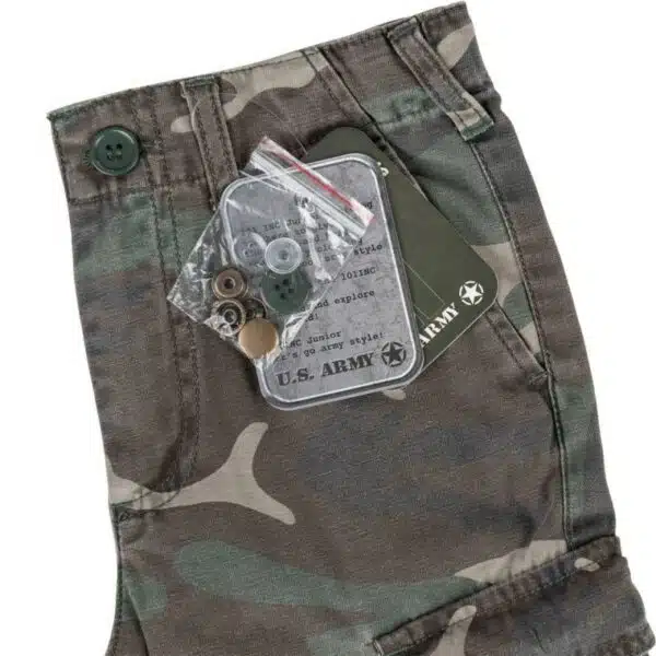Kinder cargo broek Stonewashed - Woodland - Afbeelding 2