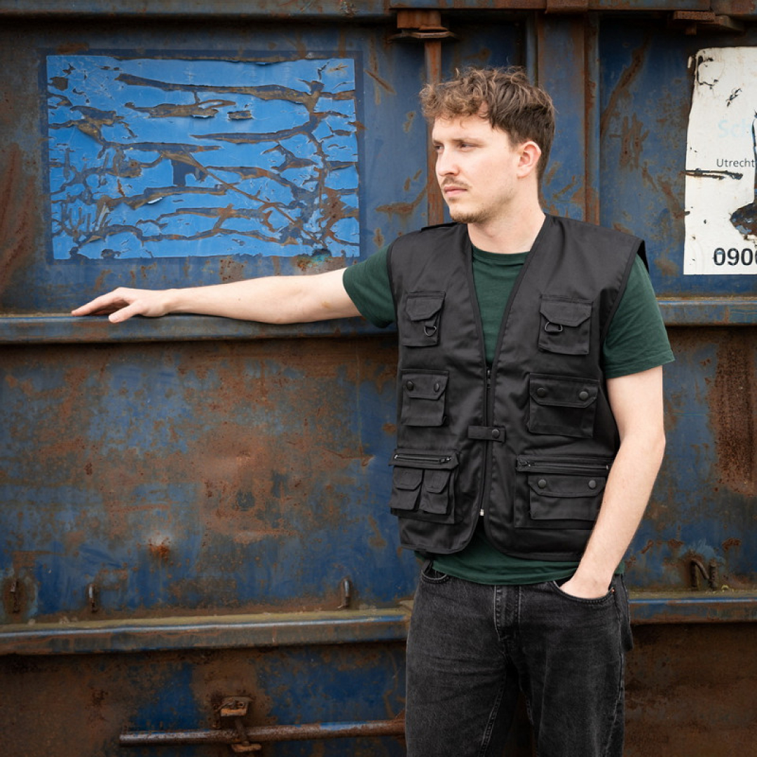 Fostex Reporter Vest - Zwarte Bodywarmer - Werkvest met 14 zakken - Afbeelding 3