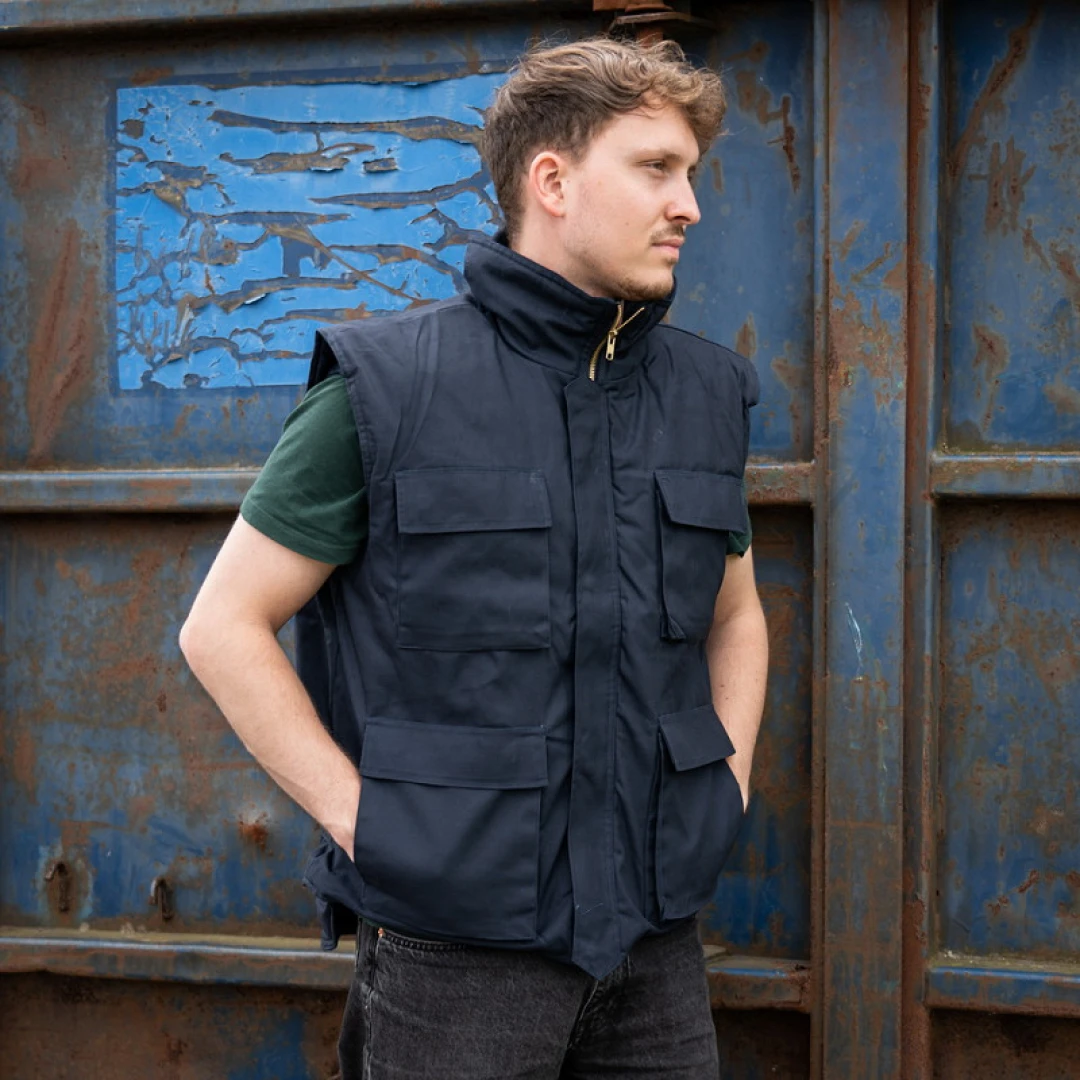 M-89 Blauwe Bodywarmer - Fostex Garments - Afbeelding 4