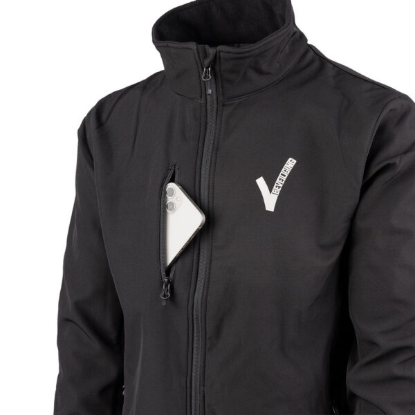 Beveiliging jas met V-logo - Softshell - Zwart | Fostex Garments - Afbeelding 5
