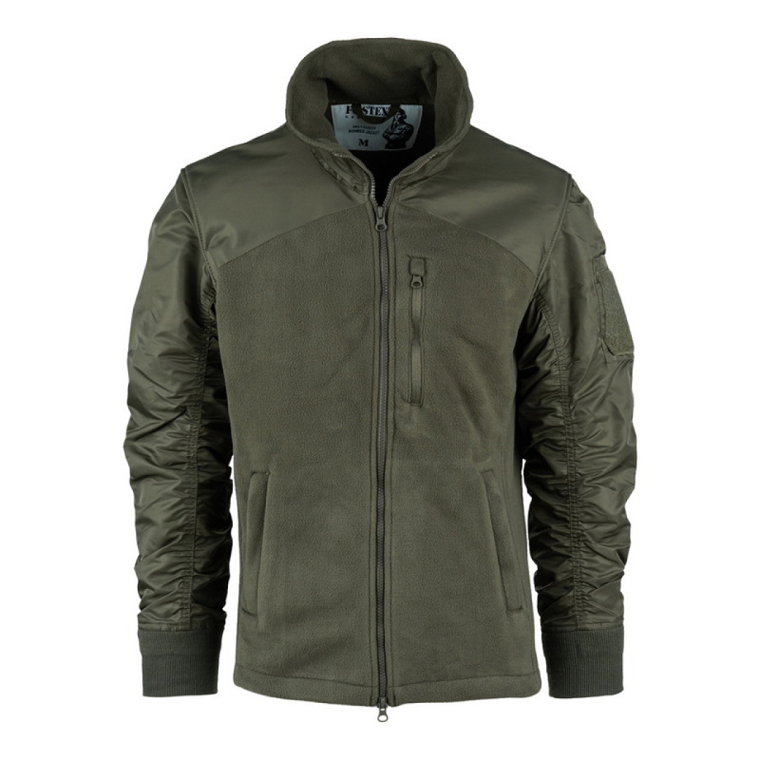 MA-1 fleece bomberjack