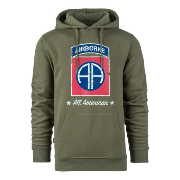Hoodie 82nd Airborne Divisie - XXXL, Groen