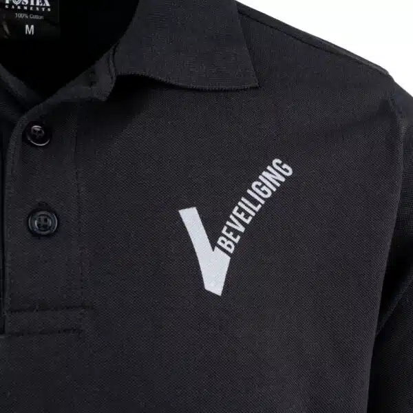 Beveiliging polo V-logo - Afbeelding 3