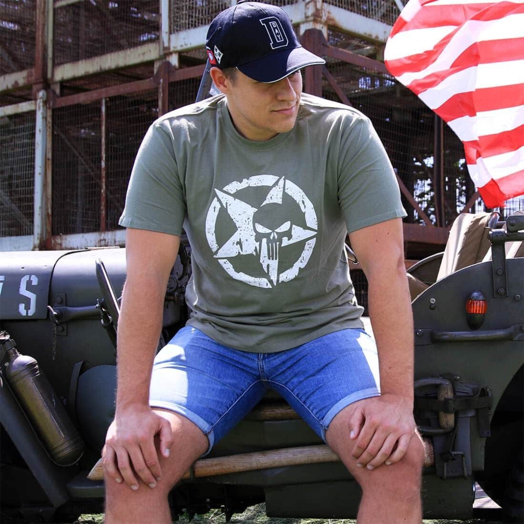 T-shirt Allied Star - punisher