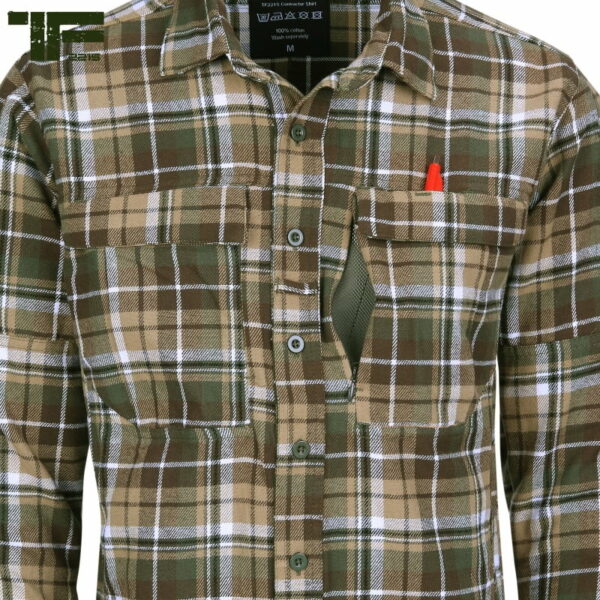 TF-2215 Flanel contractor overhemd - Afbeelding 4