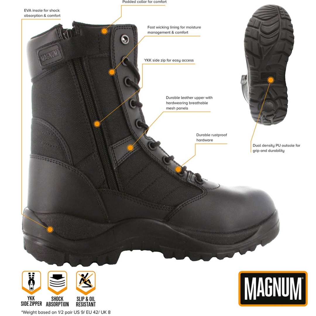 Magnum combat boots Centurion 8.0 met rits - Waterafstotend - Afbeelding 4