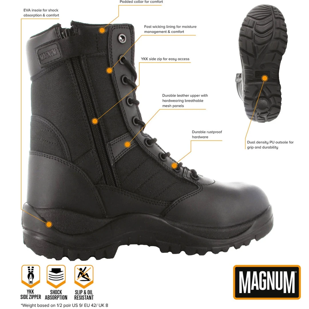 Magnum combat boots Centurion 8.0 met rits - Waterafstotend - Afbeelding 4