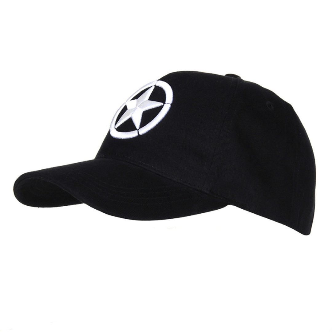 Baseball cap Allied Star WW2 3D. Diverse kleuren - Afbeelding 3