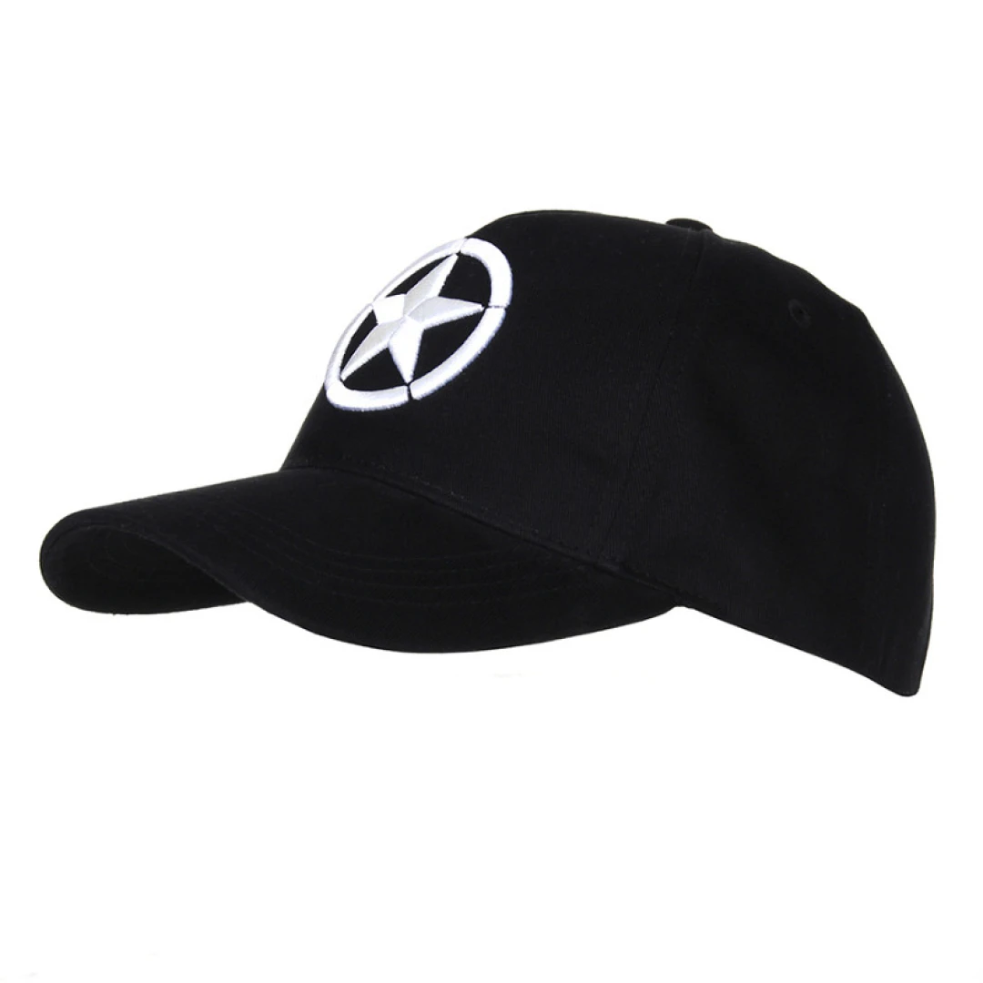 Baseball cap Allied Star WW2 3D. Diverse kleuren - Afbeelding 3