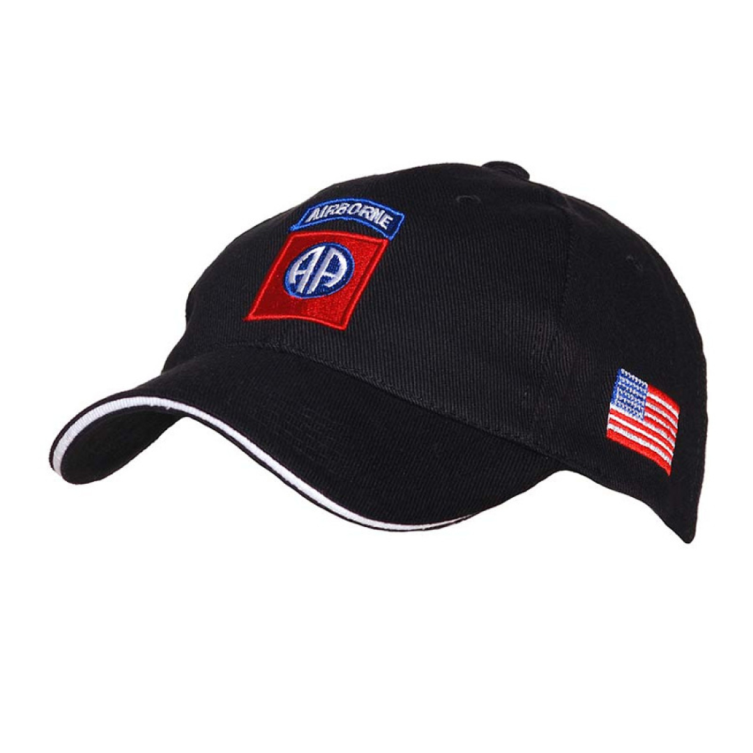 Baseball cap 82nd Airborne flags. Diverse kleuren - Afbeelding 3