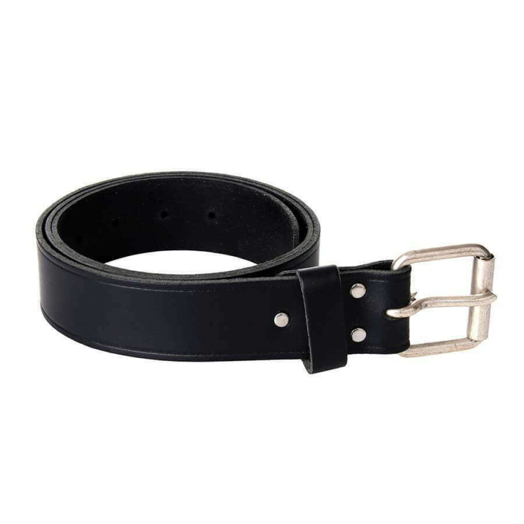 Leren riem met gesp