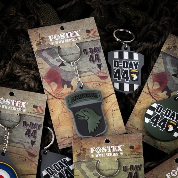 Sleutelhanger 3D PVC 101st Airborne D-Day 44 subdued #137 - Afbeelding 2