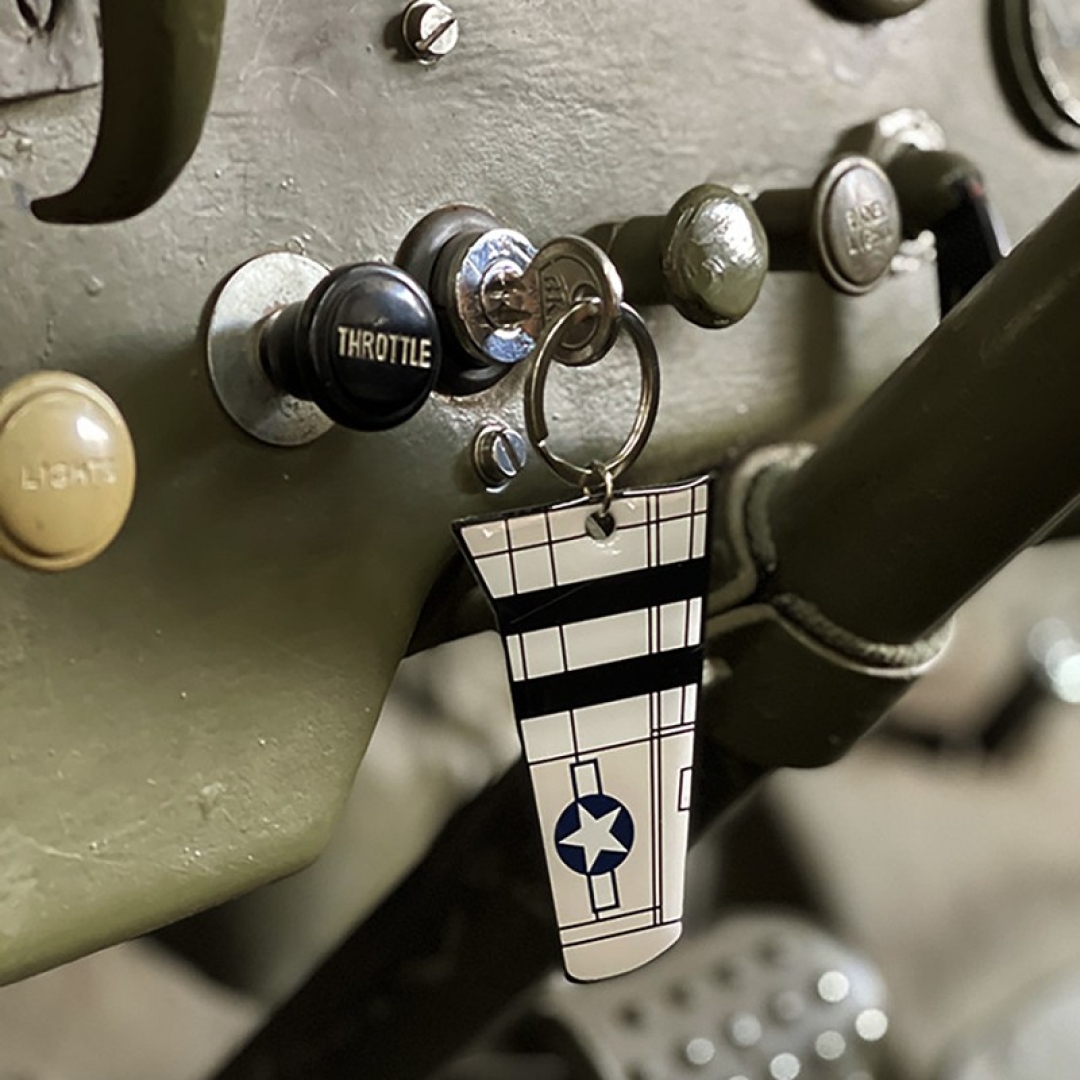 Sleutelhanger P-51 Mustang Wing Metal - Afbeelding 2
