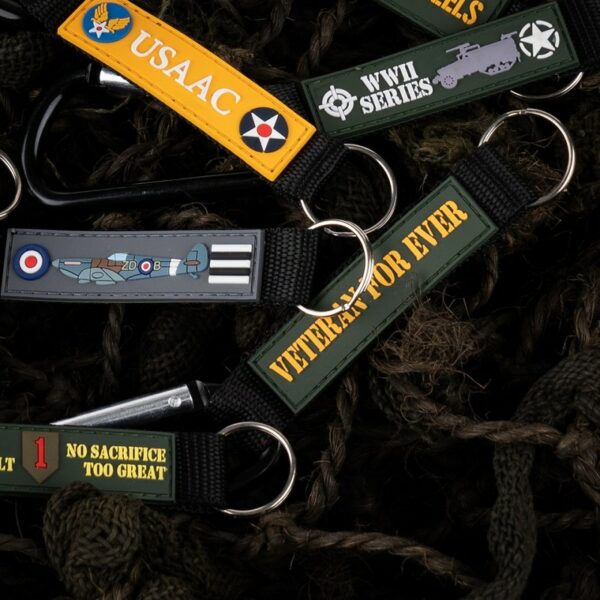 Karabijnhaak / sleutelhanger Veteran for ever #155 - Afbeelding 2
