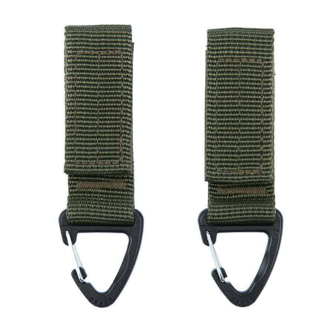 Molle karabijn haak 2-set. Diverse kleuren