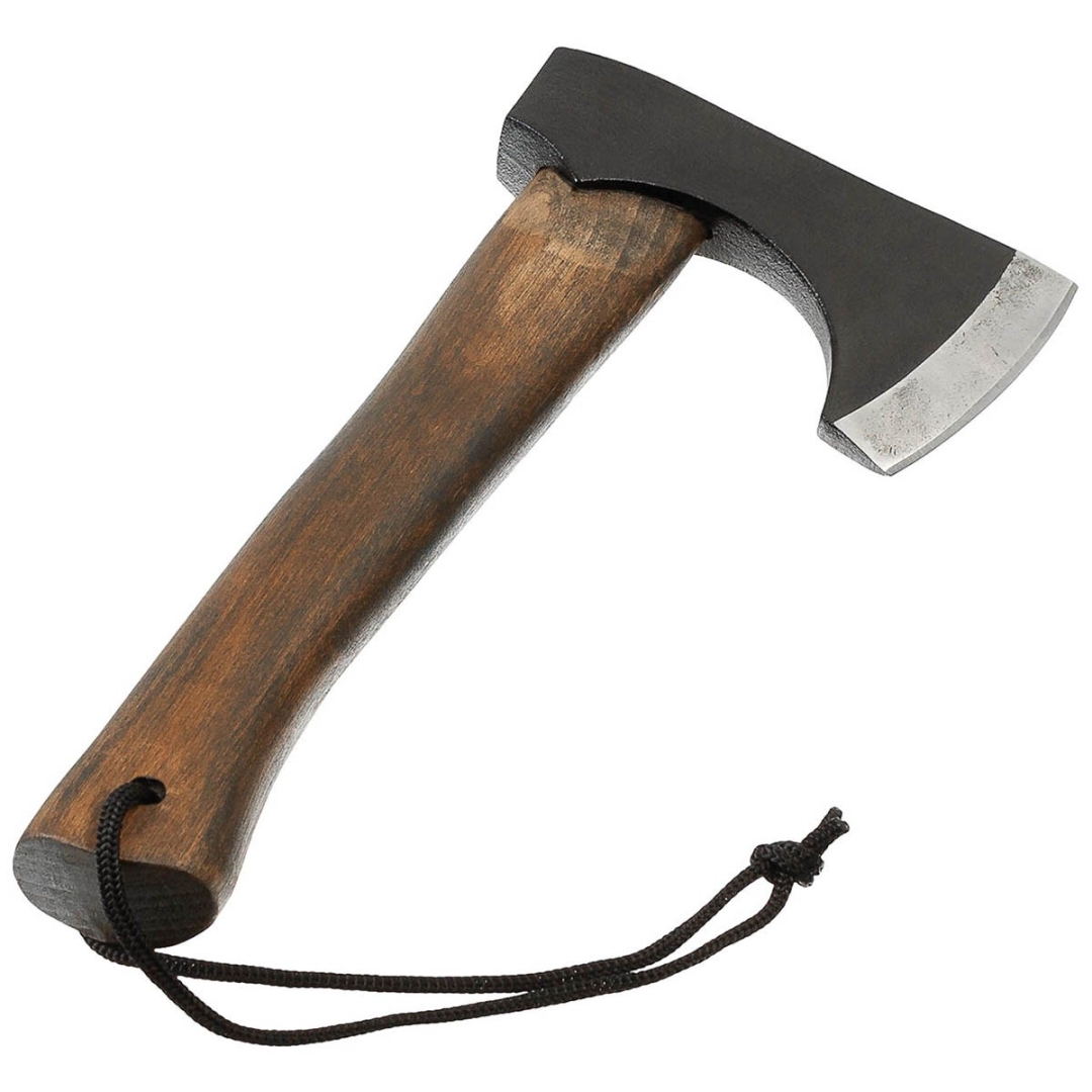 Houten Bijl Viking met leren hoes - 28,5 cm - Afbeelding 4