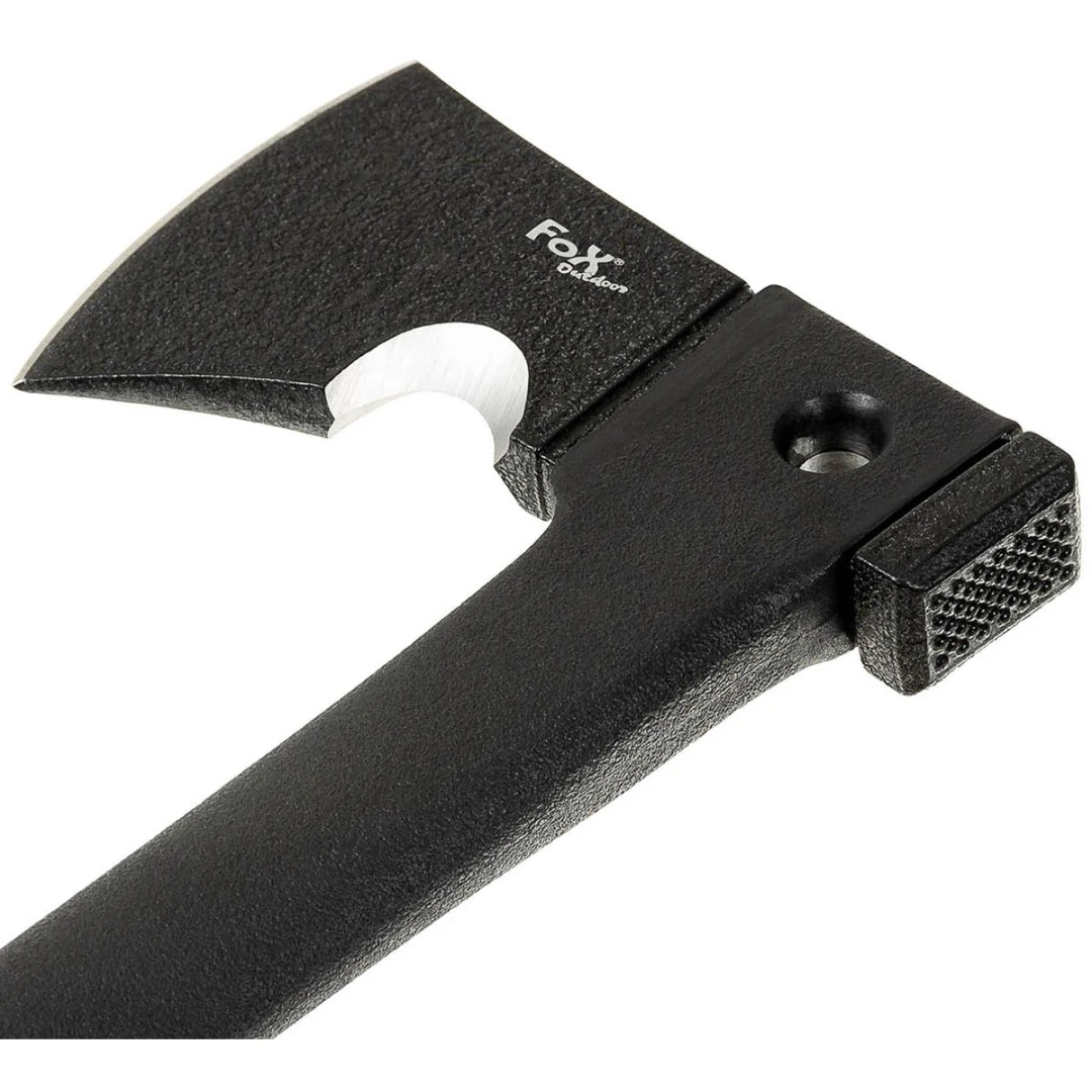 Multifunctionele Survival Bijl RVS - Zwart - 35 cm - Afbeelding 4