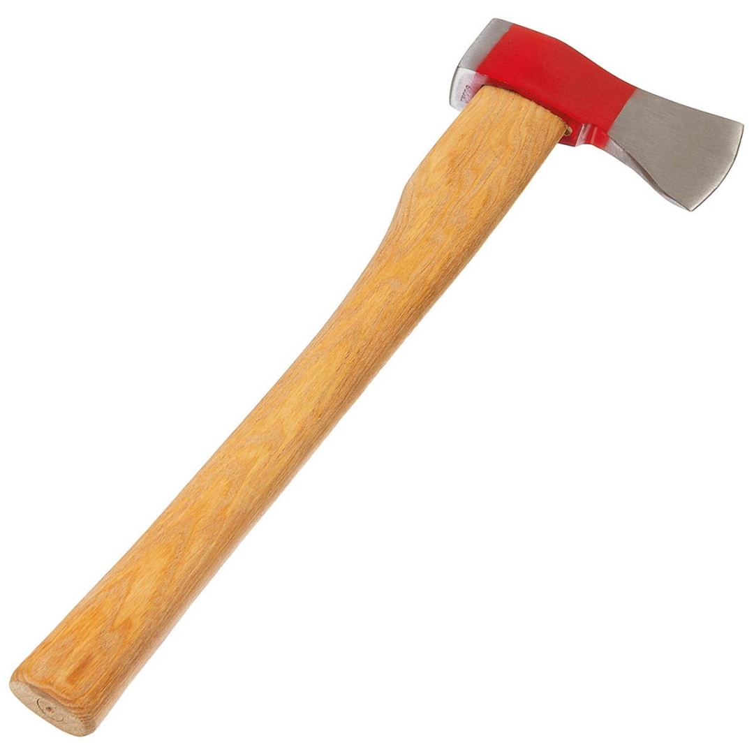 Houten Bijl - Gehard staal - 59 cm - Afbeelding 3