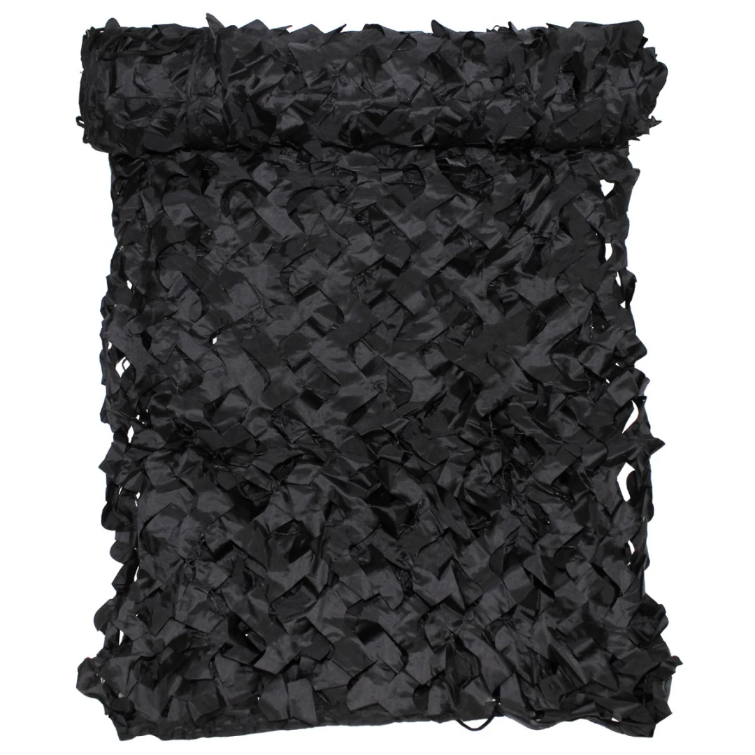 Camouflagenet Zwart 3 x 2m - Polyester