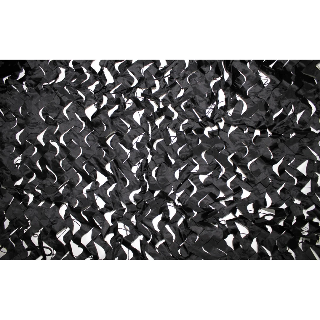 Camouflagenet Zwart 3 x 2m - Polyester - Afbeelding 3
