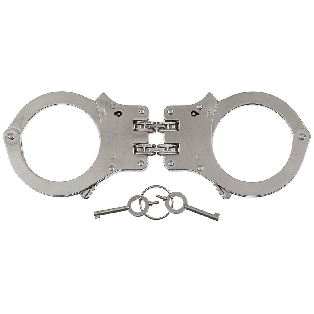 Handboeien 100% Staal - Double-Lock - Afbeelding 2