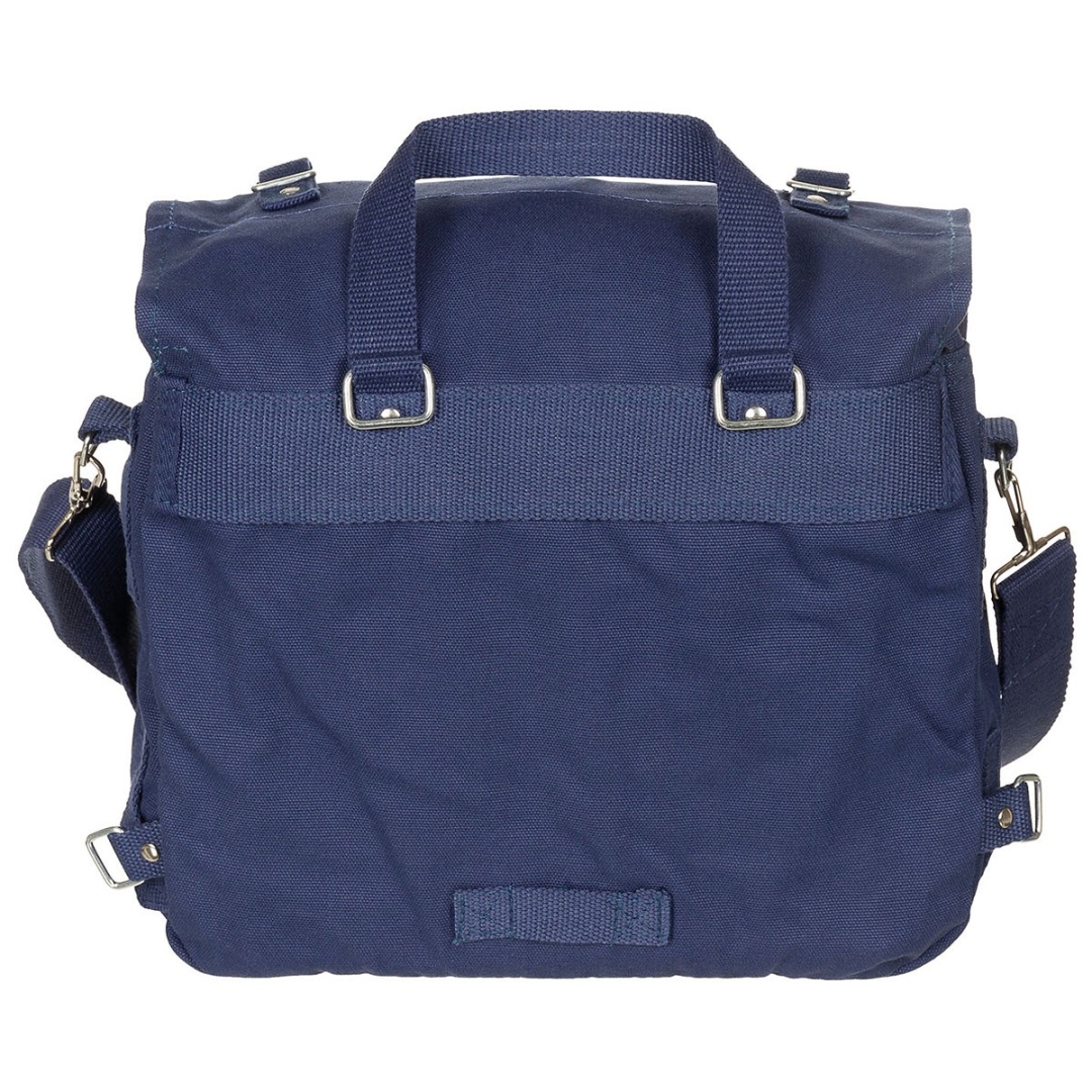 Max Fuchs Gevechtstas Groot - 8L Zwarte Canvas Schoudertas - Afbeelding 8