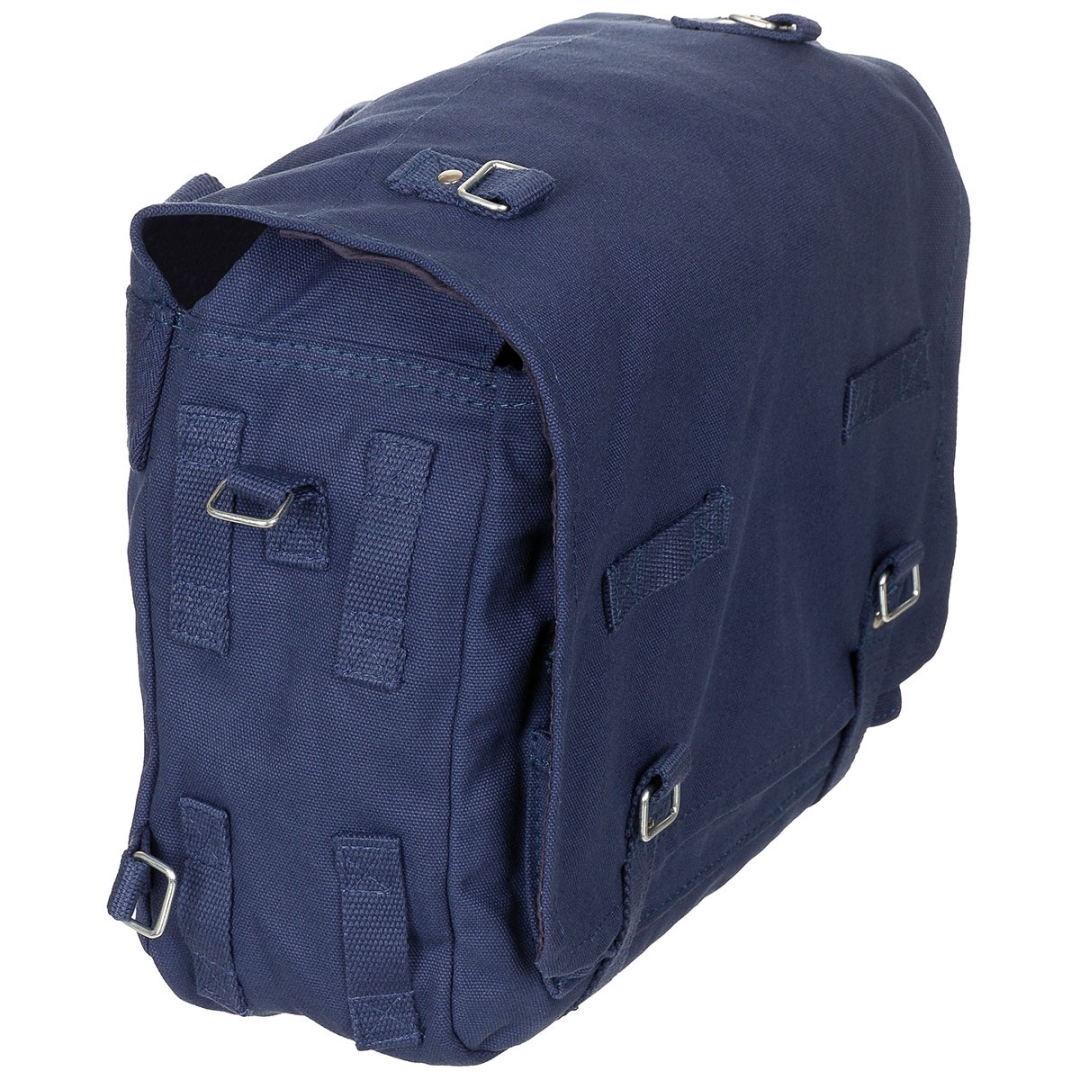 Max Fuchs Gevechtstas Groot - 8L Zwarte Canvas Schoudertas - Afbeelding 9