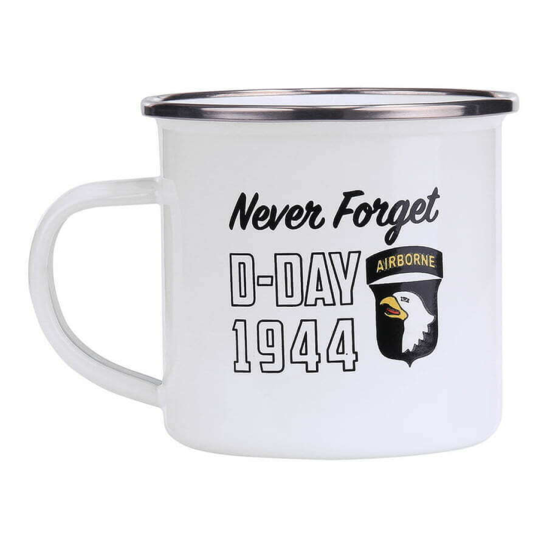 Emaille mok D-Day 1944. Diverse kleuren