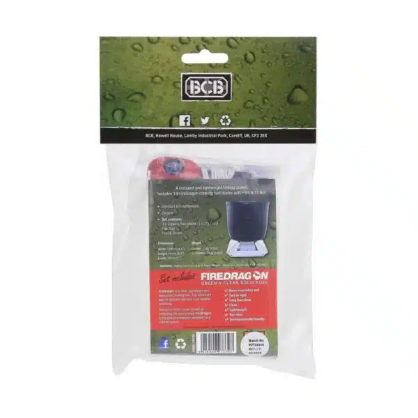 BCB fire dragon folding cooker with fuel CN339 - Afbeelding 3
