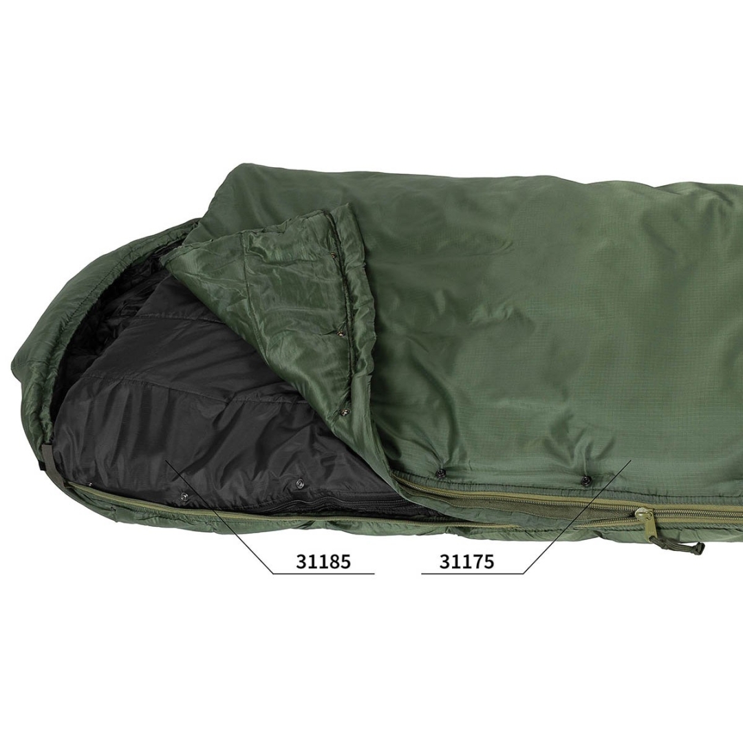 US Army Slaapzak - Modulair systeem -23°C - Binnenlaag - Zwart - Afbeelding 4