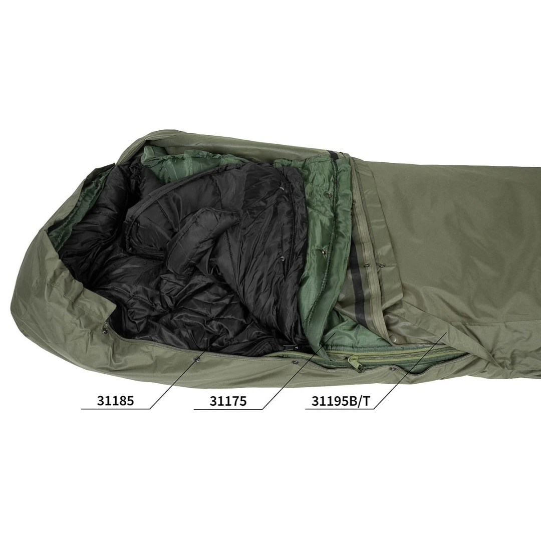 US Army Slaapzak - Modulair systeem -23°C - Binnenlaag - Zwart - Afbeelding 5