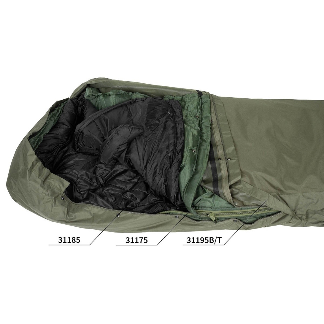 US Army Slaapzakovertrek - Modulair Systeem - 3-Laags Laminaat - Olijfgroen - Afbeelding 5