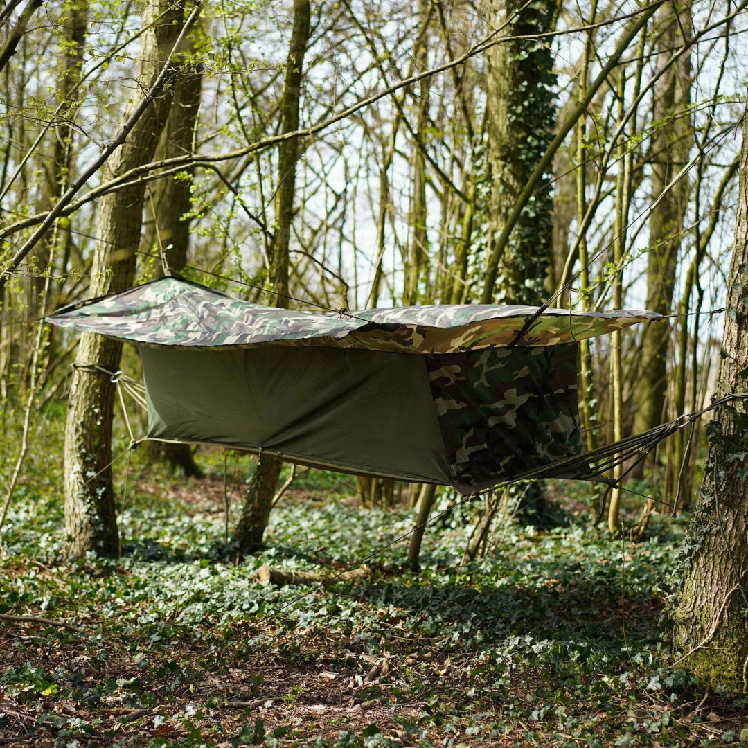 Outdoor Hangmat jungle met muggennet 215x75cm  | Diverse kleuren