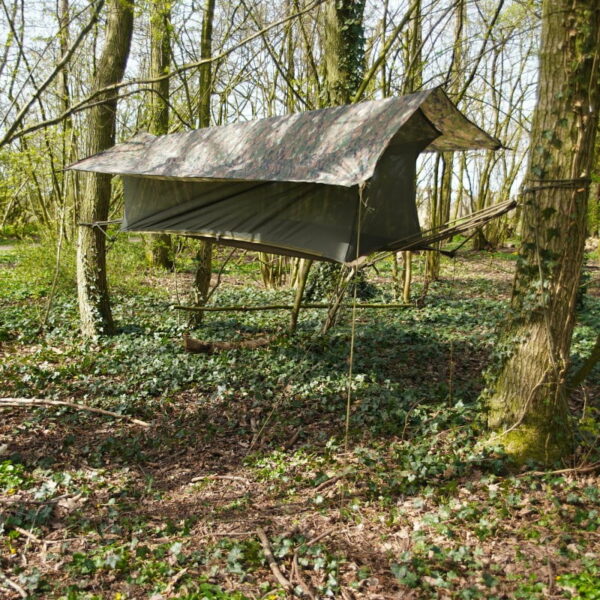 Outdoor Hangmat jungle met muggennet 215x75cm  | Diverse kleuren - Afbeelding 2